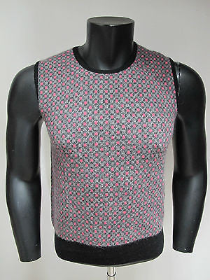 BECOME gilet uomo lana modello 512727A colore NERO/GRIGIO/FUXIA inverno 2012 - dodo.club - 1