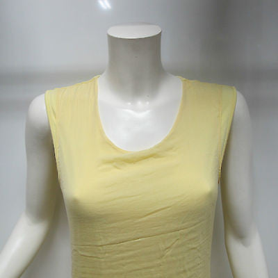 DEHA abito donna senza maniche modello D15683 colore GIALLINO estate 2015 - dodo.club - 4