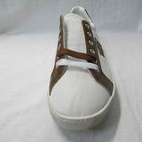 RYAL scarpe uomo "SNEAKERS" modello SCUDETTO color BIANCO/MARRONE estate 2015 - dodo.club - 3