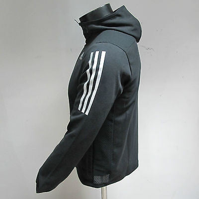 ADIDAS felpa uomo con zip e cappuccio COOL365 HOOD S18228 NERO estate dodo.club