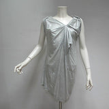 TANKUS abito donna s/maniche art.T107-157 col.GRIGIO CHIARO tg.S estate 2012 - dodo.club