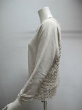 EUROPEAN CULTURE felpa donna art.45R0 col.BEIGE tg.M estate 2013 - dodo.club