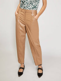 Thumbnail for PENNYBLACK  pantalone donna carrot ecopelle DIARIO 37840121 1 BEIGE inverno 2021
