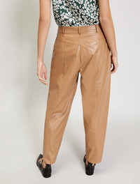Thumbnail for PENNYBLACK  pantalone donna carrot ecopelle DIARIO 37840121 1 BEIGE inverno 2021