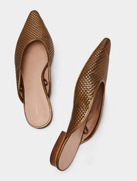 Thumbnail for PENNYBLACK sandali donna mules intrecciate flat DARINA BRONZO estate 2022