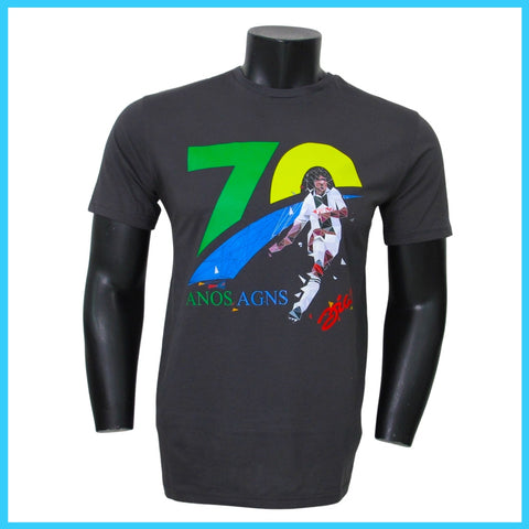 Loja do ZICO - t-shirt UOMO art. "70 anni" colore antracite, in cotone, taglia ADULTO