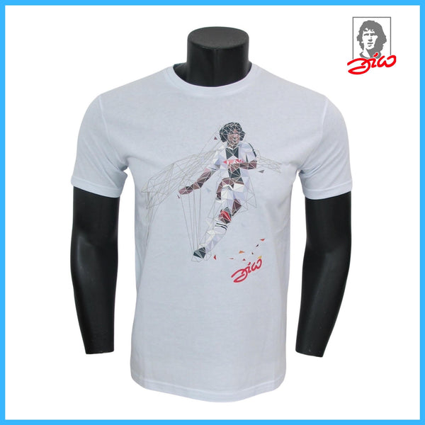 Loja do ZICO - t-shirt UOMO art. "ZICO 3D" colore bianco, in cotone, taglia ADULTO