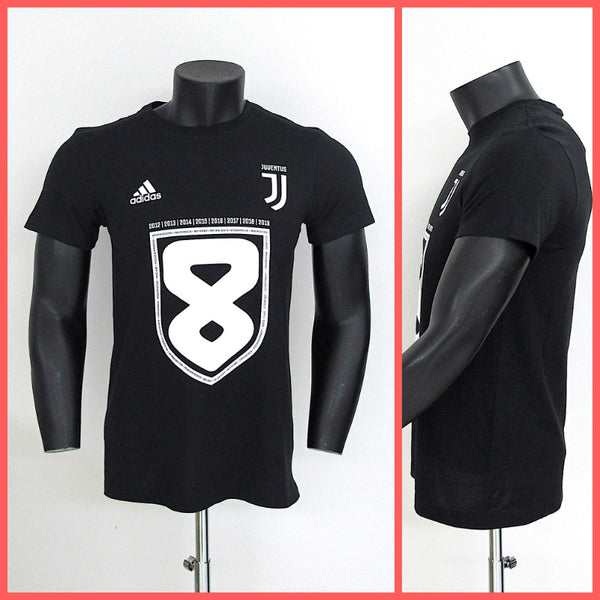 ADIDAS t-shirt JUVE celebrativa scudetto 2019 FT5891 colore NERO maggio 2019