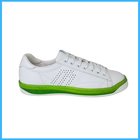 FRAU scarpe sneaker uomo 2982 FANTASY TRBIC BIANCO VERDE estate 2021