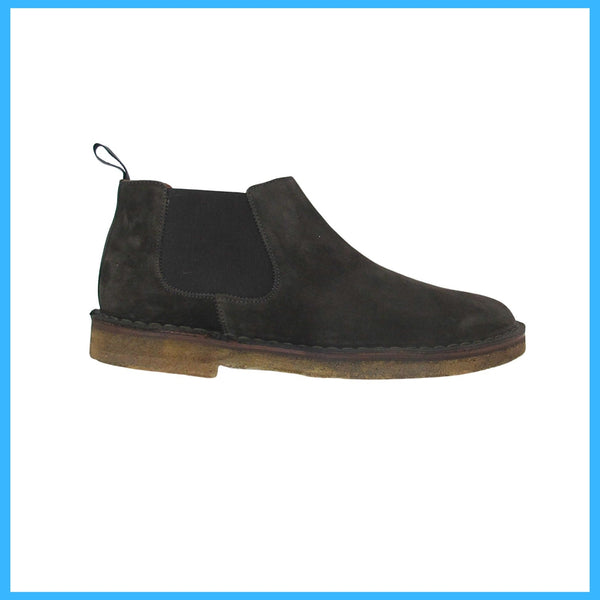 FRAU scarpe uomo beatles camoscio 25C4 129 SUEDE CREPE MARRONE inverno 2022