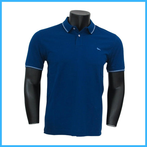 HARMONT & BLAINE polo uomo manica corta LNH032 020862 816 BLUETTE estate 2022