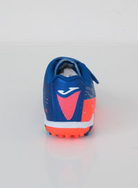Thumbnail for JOMA scarpe calcetto turf bimbo velcro SUPERCOPA 2204 SCJS2204TFV AZZURRO 2022