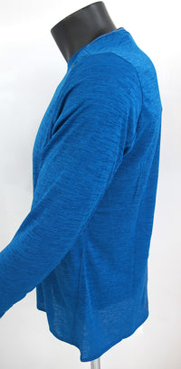 Thumbnail for ADIDAS t-shirt uomo manica lunga SN AI8348 colore AZZURRO SCURO estate 2015