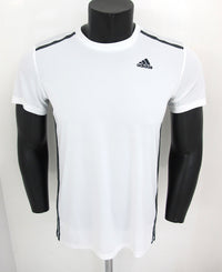 Thumbnail for ADIDAS t-shirt uomo manica corta COOL365 AJ5505 colore BIANCO estate 2016