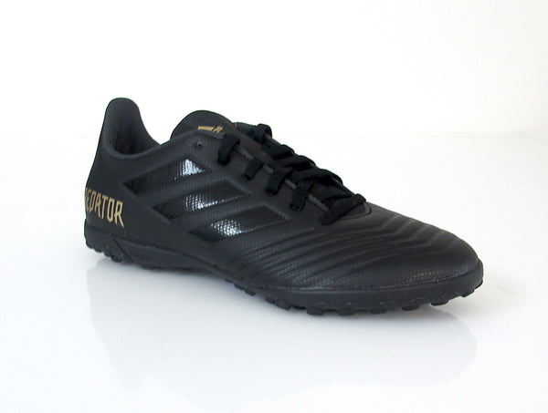 ADIDAS scarpe calcetto turf PREDATOR 19.4 TF F35635 colore NERO ORO luglio 2019