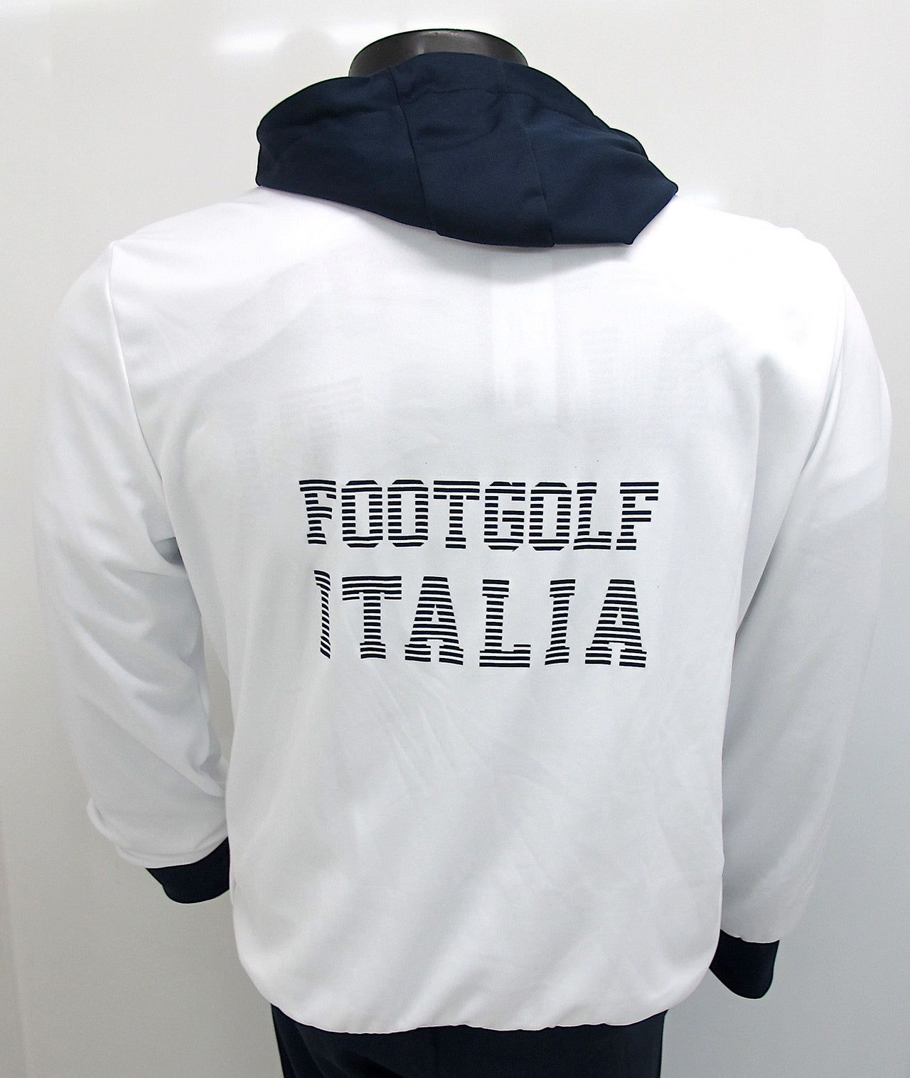FOOTGOLF ITALIA tuta passeggio della NAZIONALE 2018/19: felpa con cappuccio + pantalone stretto