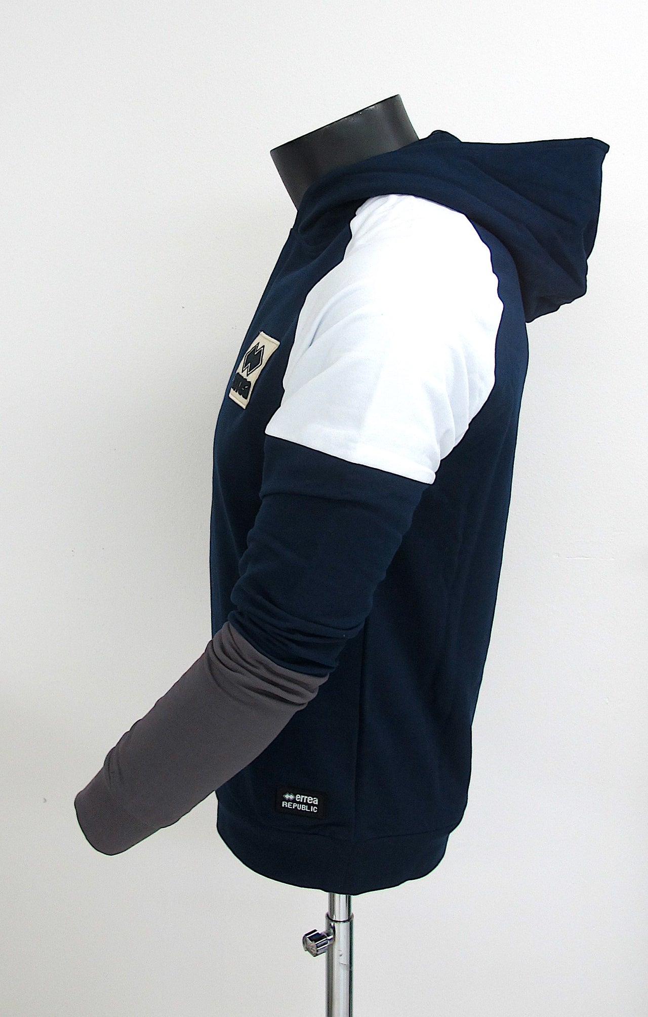 ERREA' REPUBLIC felpa uomo cappuccio SPORT FUSION R20G0D0Z22250 BLU inverno 2019