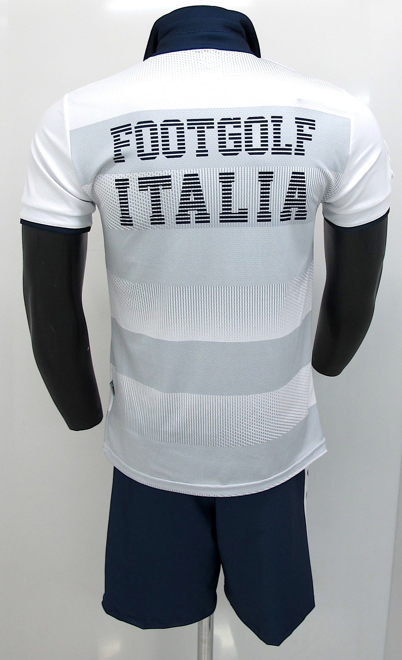 FOOTGOLF ITALIA kit nazionale 2018/19: polo BIANCA + PANTALONE da GIOCO tecnico