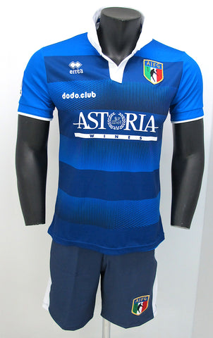 FOOTGOLF ITALIA kit nazionale 2018/19: polo AZZURRA + PANTALONE da GIOCO + CALZE colore AZZURRO