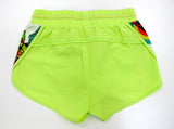 DESIGUAL short sportivi donna FR SHORT 60P2SA4 4140 colore VERDE FLUO estate 2016