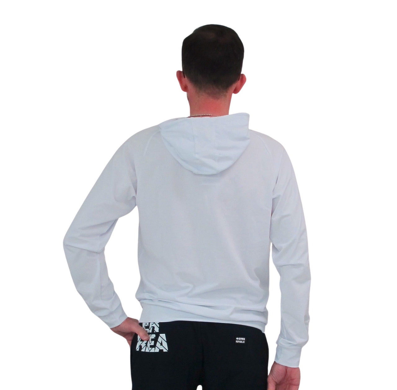 ERREA' REPUBLIC felpa uomo cappuccio GRAPHIC R25G0Q0Z00010 BIANCO estate 2022