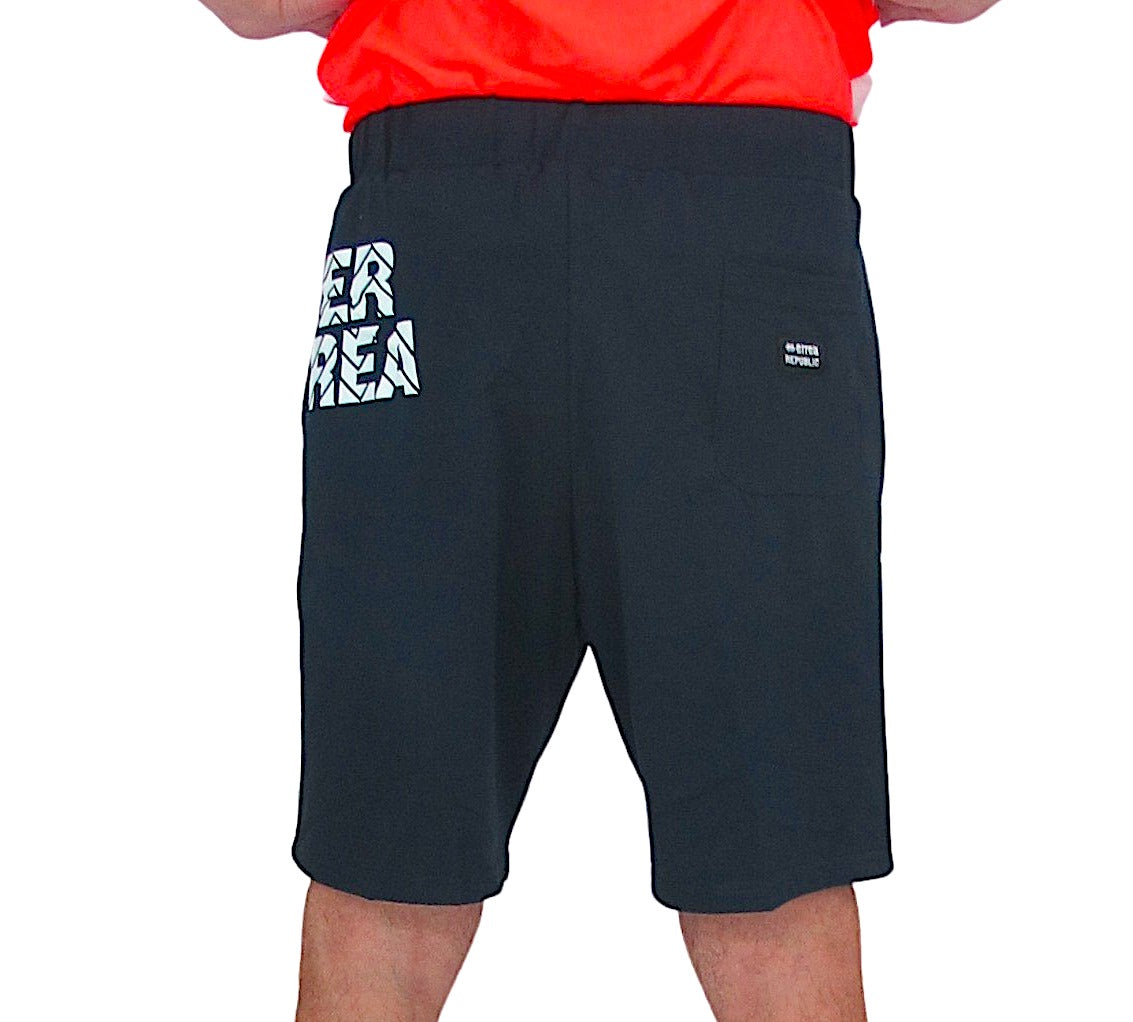 ERREA' REPUBLIC bermuda felpa uomo short GRAPHIC R25P1F0Z00090 BLU estate 2022