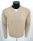 AT.P.CO maglione uomo cotone girocollo A124G17 GC18 colore BEIGE estate 2016