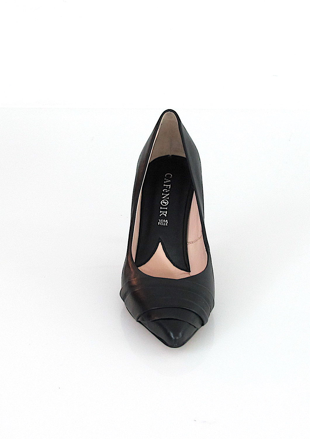 CAFèNOIR scarpe donna decolletè punta plissettata GNA435 010 NERO inverno 2020