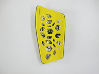 Thumbnail for ERREA' SPORT parastinchi calcio adulto SPYDER FA0X0Z00810 GIALLO/NERO tg.unica