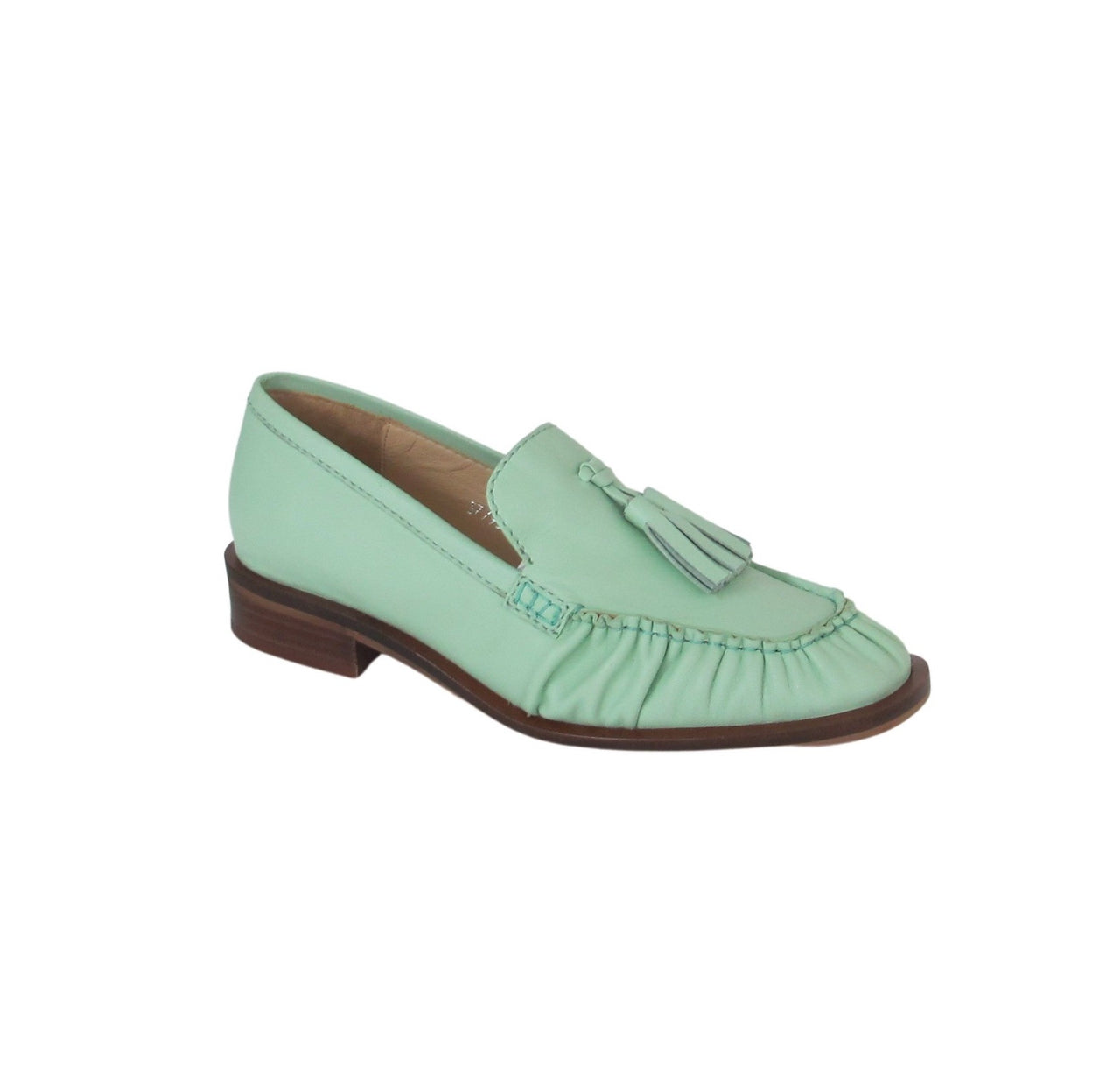 ELVIO ZANON scarpe mocassini donna pelle EQ2302X DIABOLIK MARE VERDE estate 2022