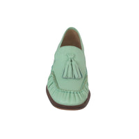 Thumbnail for ELVIO ZANON scarpe mocassini donna pelle EQ2302X DIABOLIK MARE VERDE estate 2022