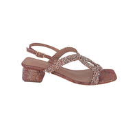 Thumbnail for MENBUR sandali donna simil pelle glitterata 23218 0084 ROSA PALO estate 2022
