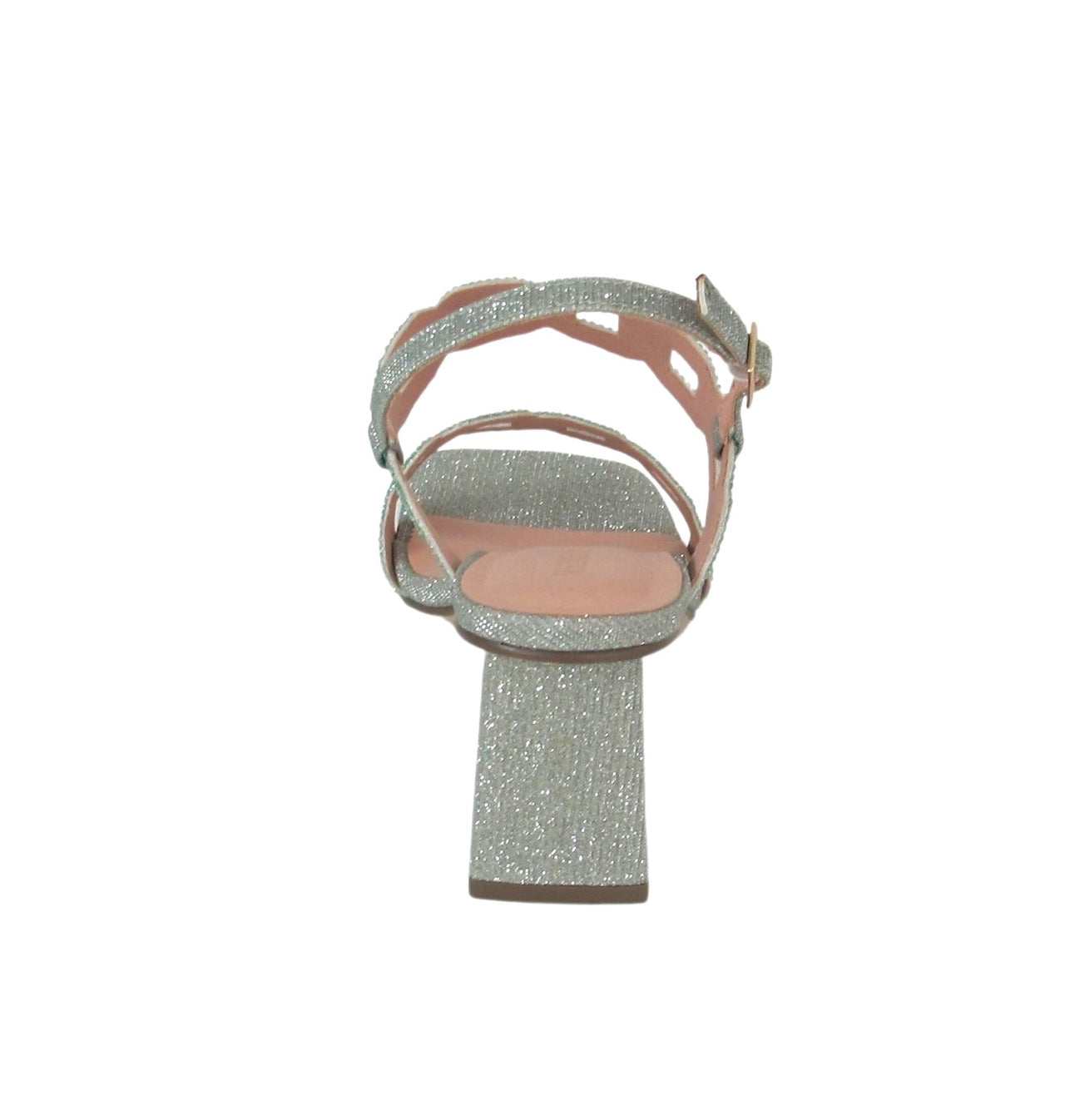 MENBUR sandali donna simil pelle glitterata tacco 22989 0057 MENTA estate 2022