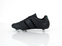 Thumbnail for RYAL scarpe calcio ARTIGIANALE a 6 tacchetti avvitabili CLASSICO SG colore NERO