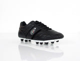 RYAL scarpe calcio ARTIGIANALE tacchetti fissi CLASSICO FG colore NERO