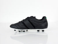 Thumbnail for RYAL scarpe calcio ARTIGIANALE tacchetti fissi CLASSICO FG colore NERO