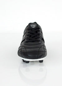Thumbnail for RYAL scarpe calcio ARTIGIANALE tacchetti fissi CLASSICO FG colore NERO