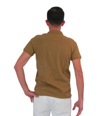Thumbnail for MANUEL RITZ polo uomo con taschino 3232M577 223343 24 BEIGE SCURO estate 2022