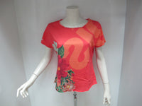 Thumbnail for DESIGUAL t-shirt donna modello CD 60T2SD3-3177 colore FUCSIA/SALMONE estate 2016 - dodo.club - 1