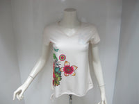 Thumbnail for DESIGUAL t-shirt donna manica corta modello 60T2SD1-1013 colore BEIGE estate 2016 - dodo.club - 1