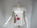 DESIGUAL t-shirt donna manica corta modello 60T2SD1-1013 colore BEIGE estate 2016 - dodo.club - 1
