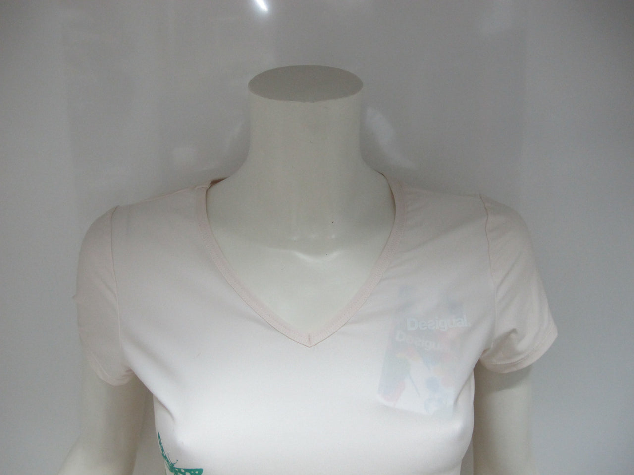 DESIGUAL t-shirt donna manica corta modello 60T2SD1-1013 colore BEIGE estate 2016 - dodo.club - 5