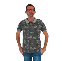 Thumbnail for SHOCKLY polo uomo manica corta M POLO CAMU 4X4802 GREY GRIGIO estate 2022