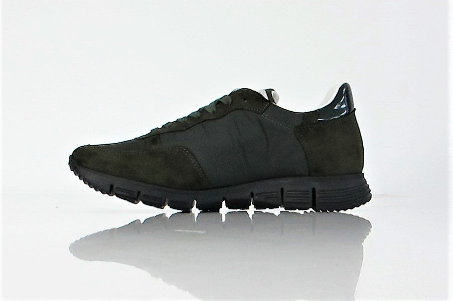 L4K3 scarpe sneaker uomo MR BIG 09 CUBE EVA colore VERDONE MILITARE inverno 2017