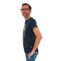 Thumbnail for SHOCKLY t-shirt uomo manica corta stampata TS-HELMET 4T1006 NAVY BLU estate 2022