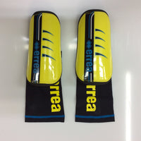 Thumbnail for ERREA' SPORT parastinchi calcio adulto modello ELMS colore GIALLO/AZZURRO/NERO tg.UNICA