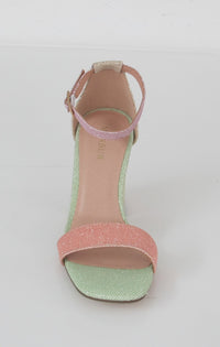 Thumbnail for MENBUR sandali donna tacco cinturino glitter 23014 0082 MULTICOLOR estate 2022
