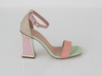 Thumbnail for MENBUR sandali donna tacco cinturino glitter 23014 0082 MULTICOLOR estate 2022