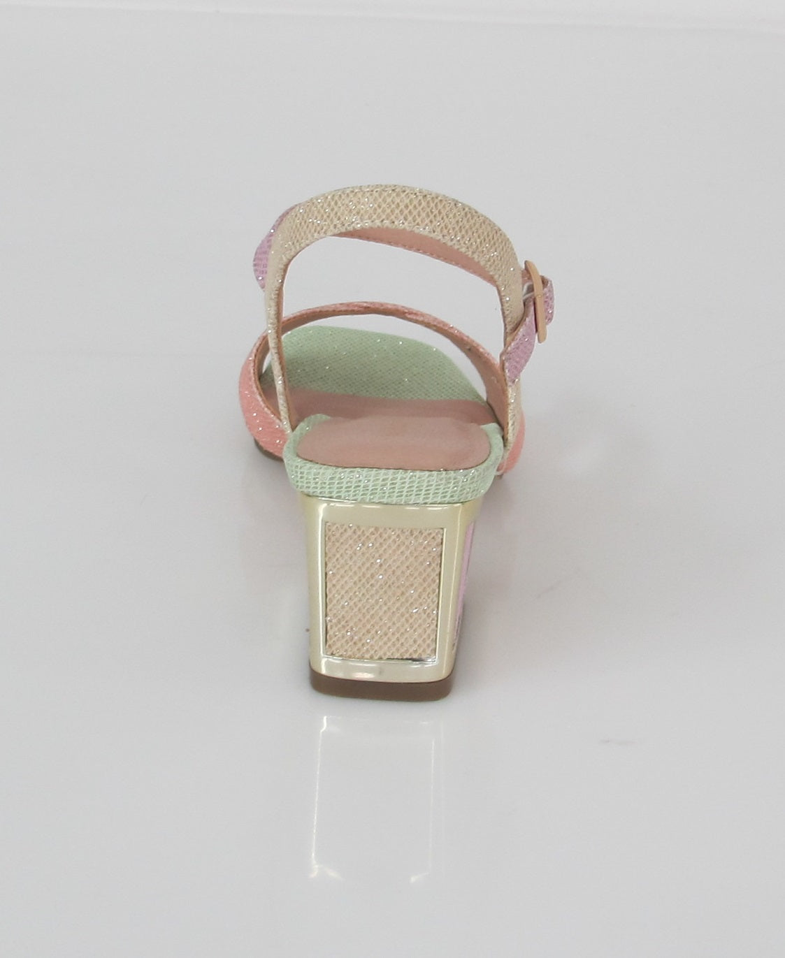 MENBUR sandali donna tacco cinturino glitter 23015 0082 MULTICOLOR estate 2022