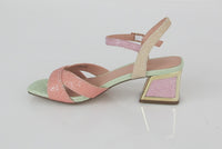 Thumbnail for MENBUR sandali donna tacco cinturino glitter 23015 0082 MULTICOLOR estate 2022